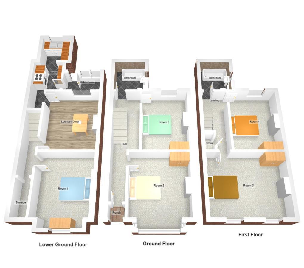 Wistaston House By Yourstays 5 Double Bedrooms And 2 Bathrooms, Great For Groups! Book Now! 克鲁 外观 照片